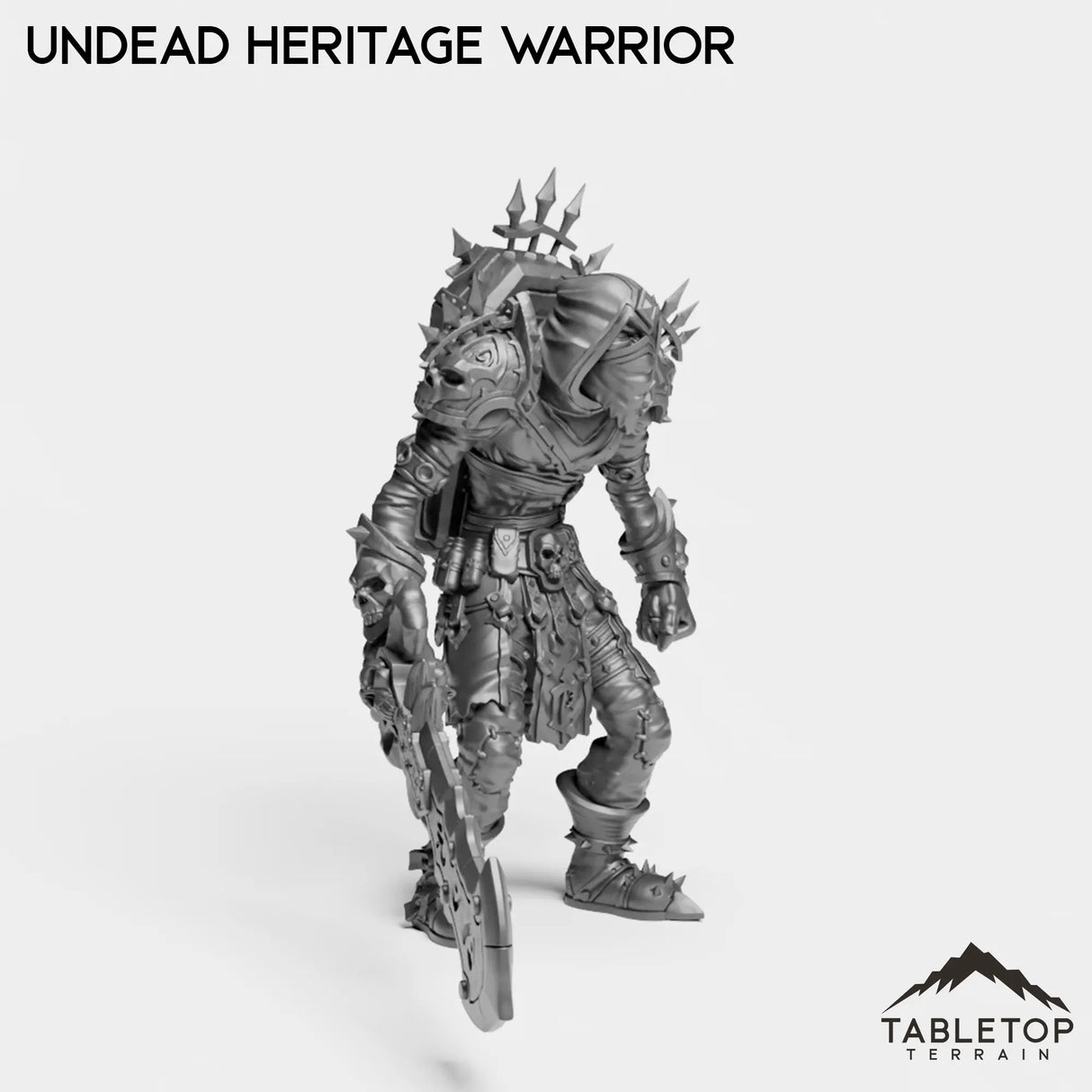 Tabletop Terrain Miniature Undead Heritage Warrior