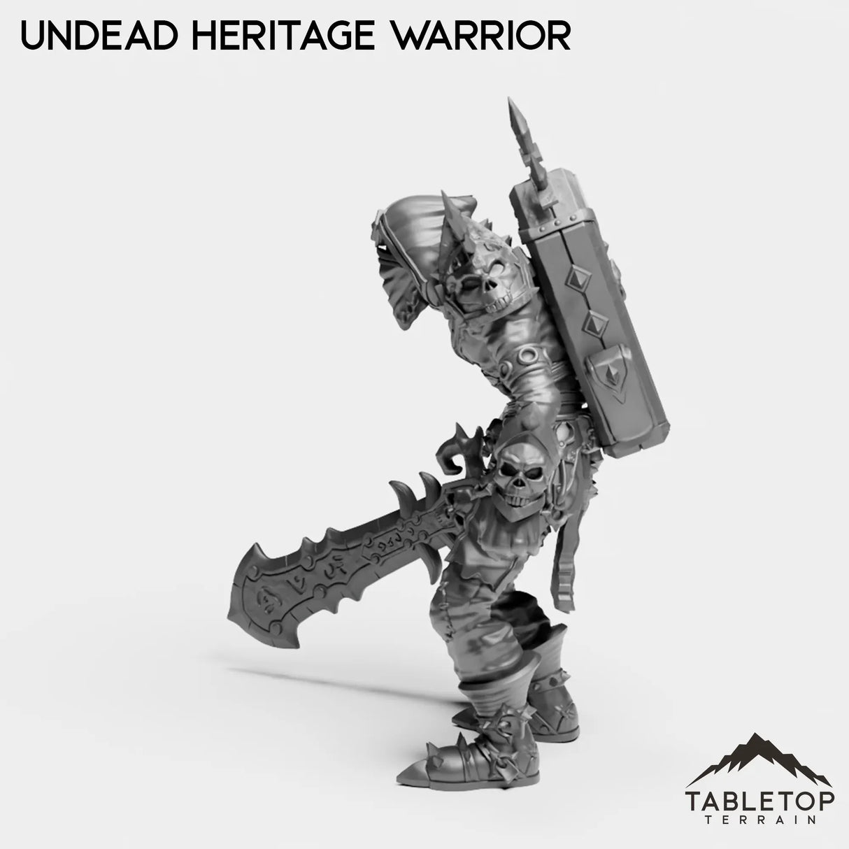 Tabletop Terrain Miniature Undead Heritage Warrior
