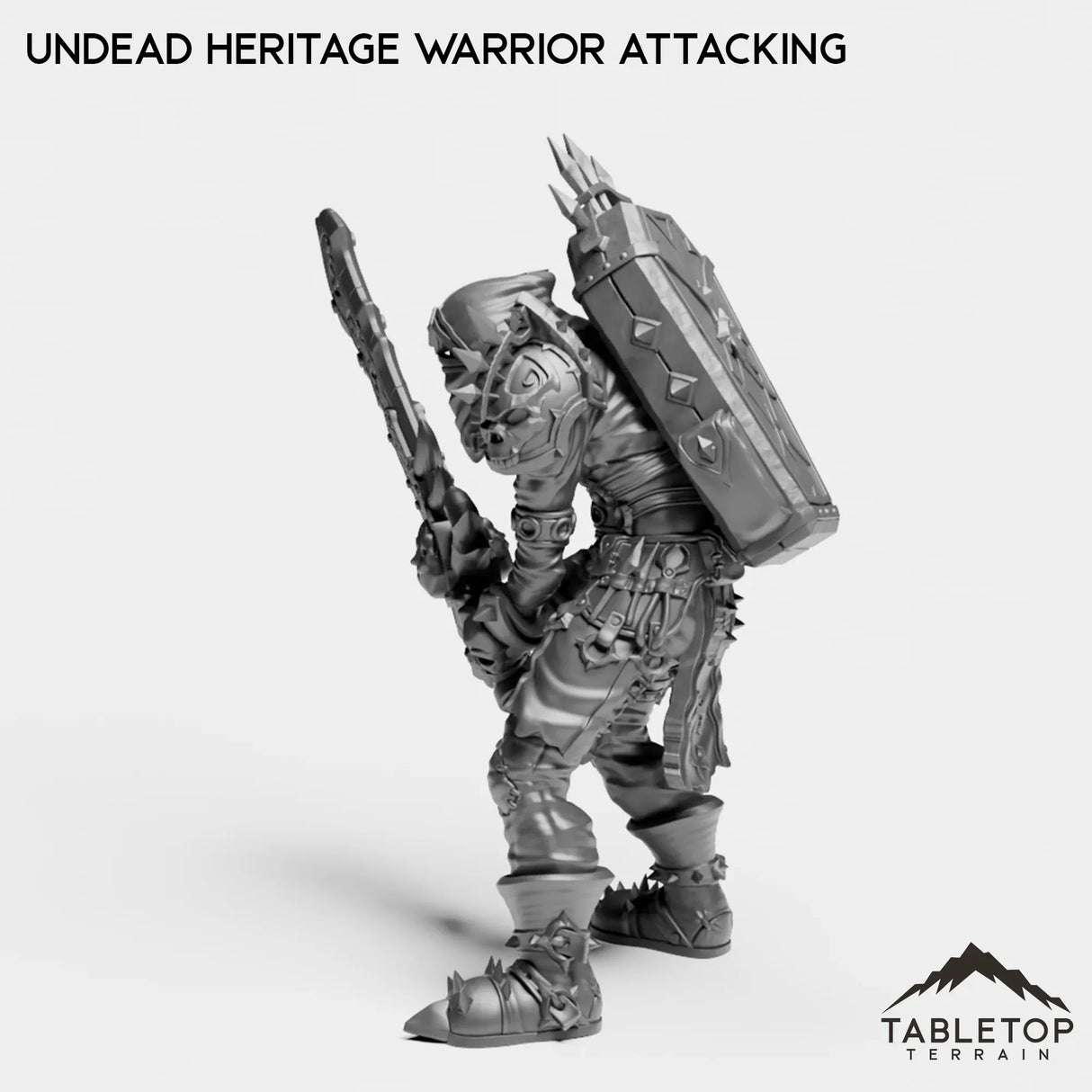 Tabletop Terrain Miniature Undead Heritage Warrior
