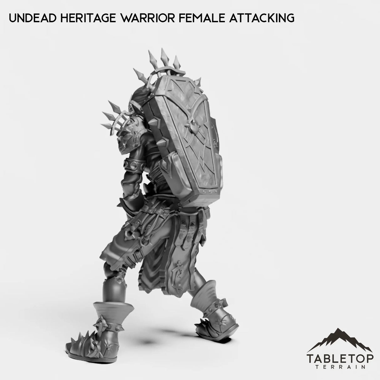 Tabletop Terrain Miniature Undead Heritage Warrior Female