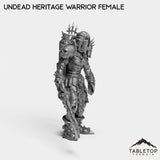 Tabletop Terrain Miniature Undead Heritage Warrior Female