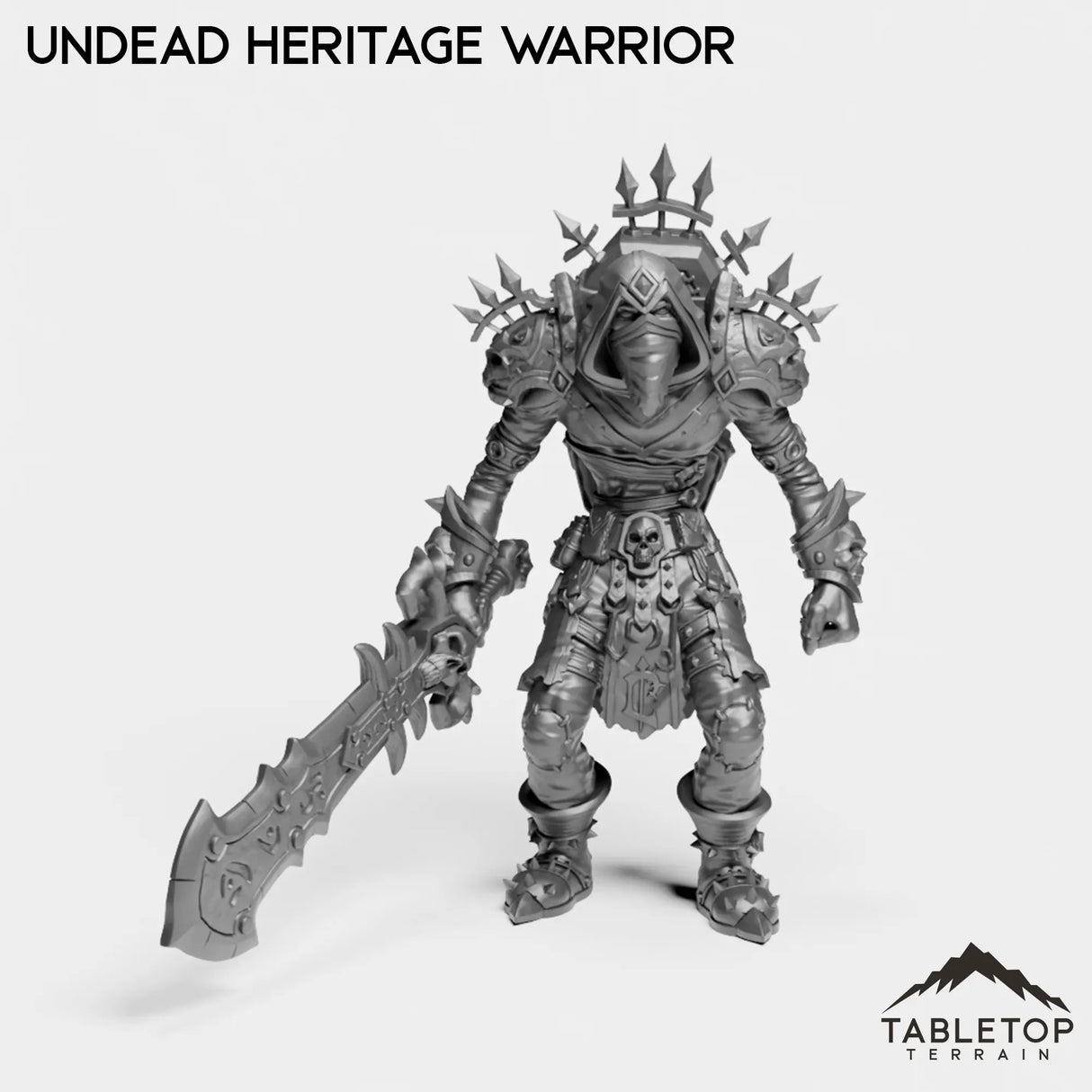 Tabletop Terrain Miniature Undead Heritage Warrior Undead Heritage Warrior