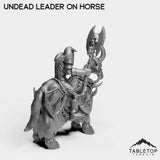 Tabletop Terrain Miniature Undead Leader on Horse