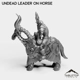 Tabletop Terrain Miniature Undead Leader on Horse