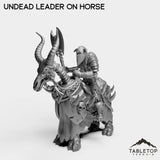 Tabletop Terrain Miniature Undead Leader on Horse