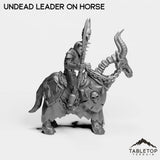 Tabletop Terrain Miniature Undead Leader on Horse