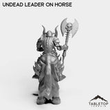 Tabletop Terrain Miniature Undead Leader on Horse