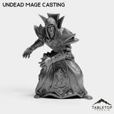 Tabletop Terrain Miniature Undead Mage Casting Undead Basic Mage