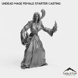 Tabletop Terrain Miniature Undead Mage Female Starter Casting Undead Starter Mage Female