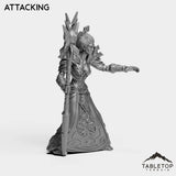 Tabletop Terrain Miniature Undead Mage Female Tier 1