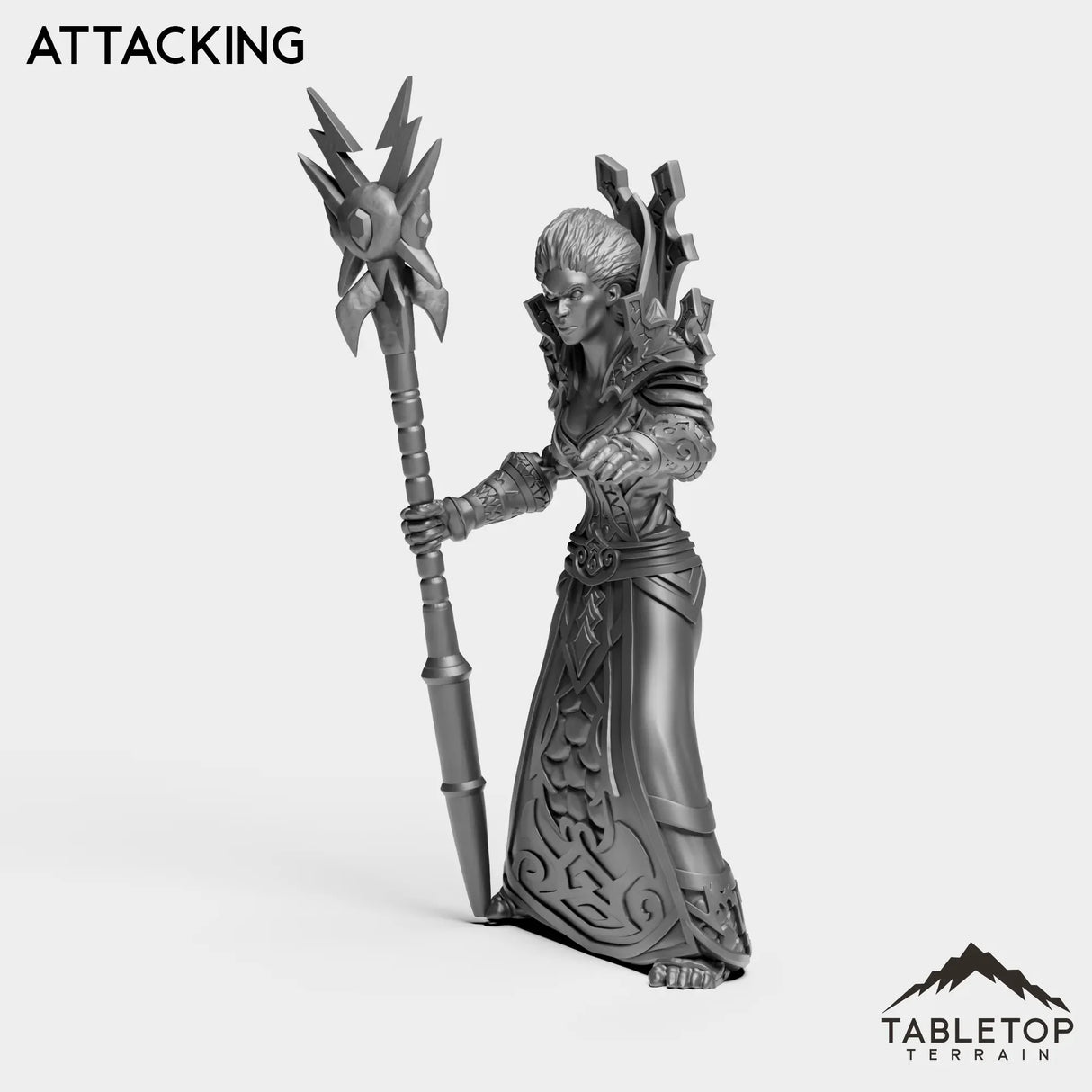 Tabletop Terrain Miniature Undead Mage Female Tier 1