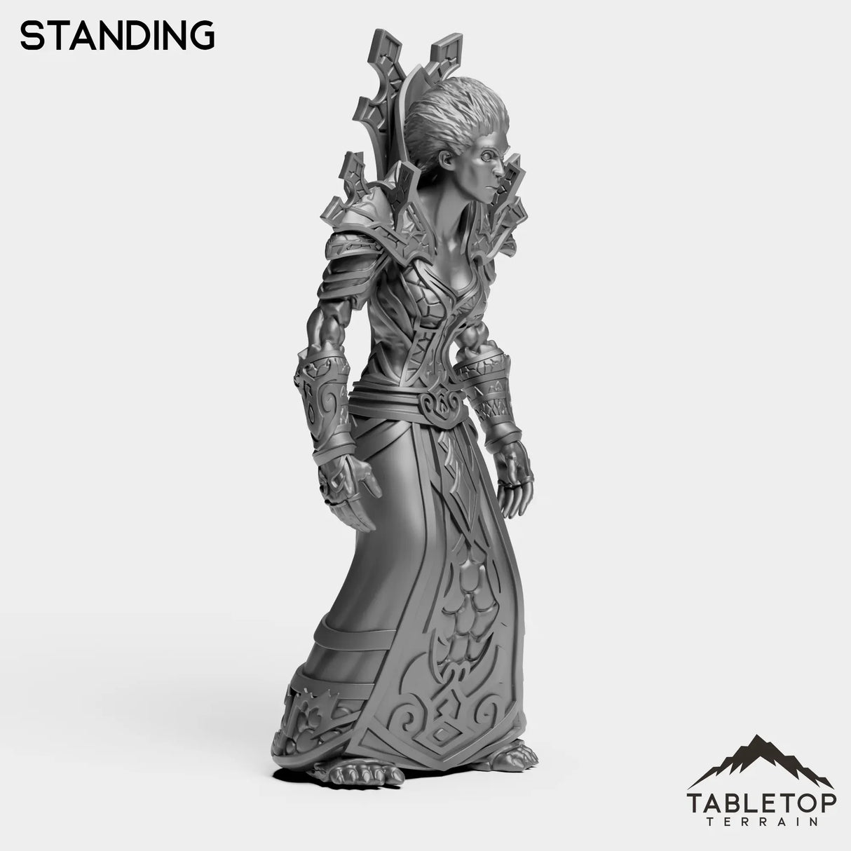 Tabletop Terrain Miniature Undead Mage Female Tier 1