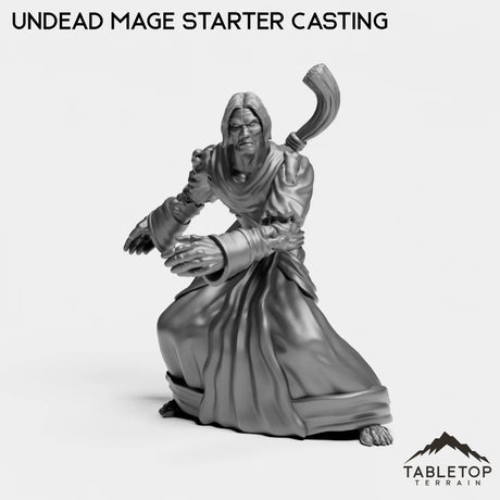 Tabletop Terrain Miniature Undead Mage Starter Casting Undead Starter Mage