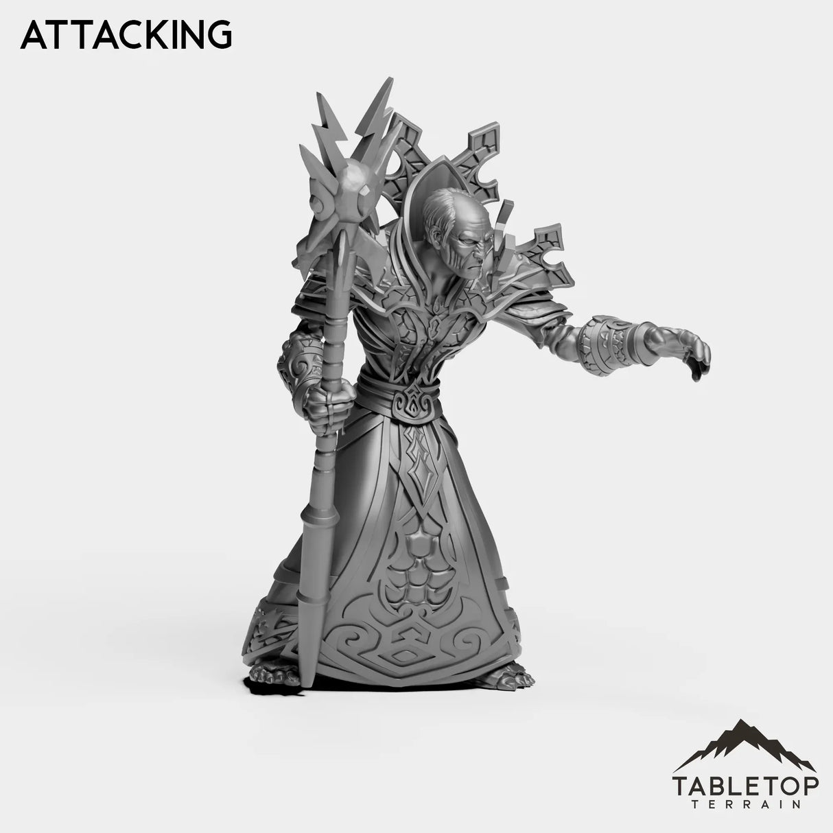 Tabletop Terrain Miniature Undead Mage Tier 1
