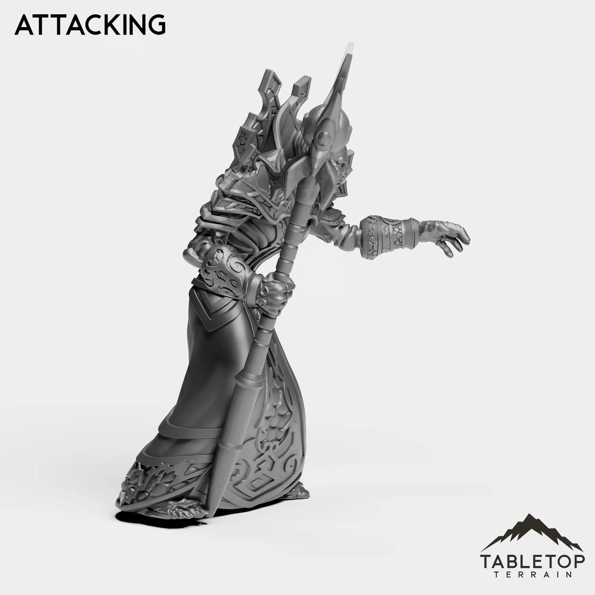 Tabletop Terrain Miniature Undead Mage Tier 1