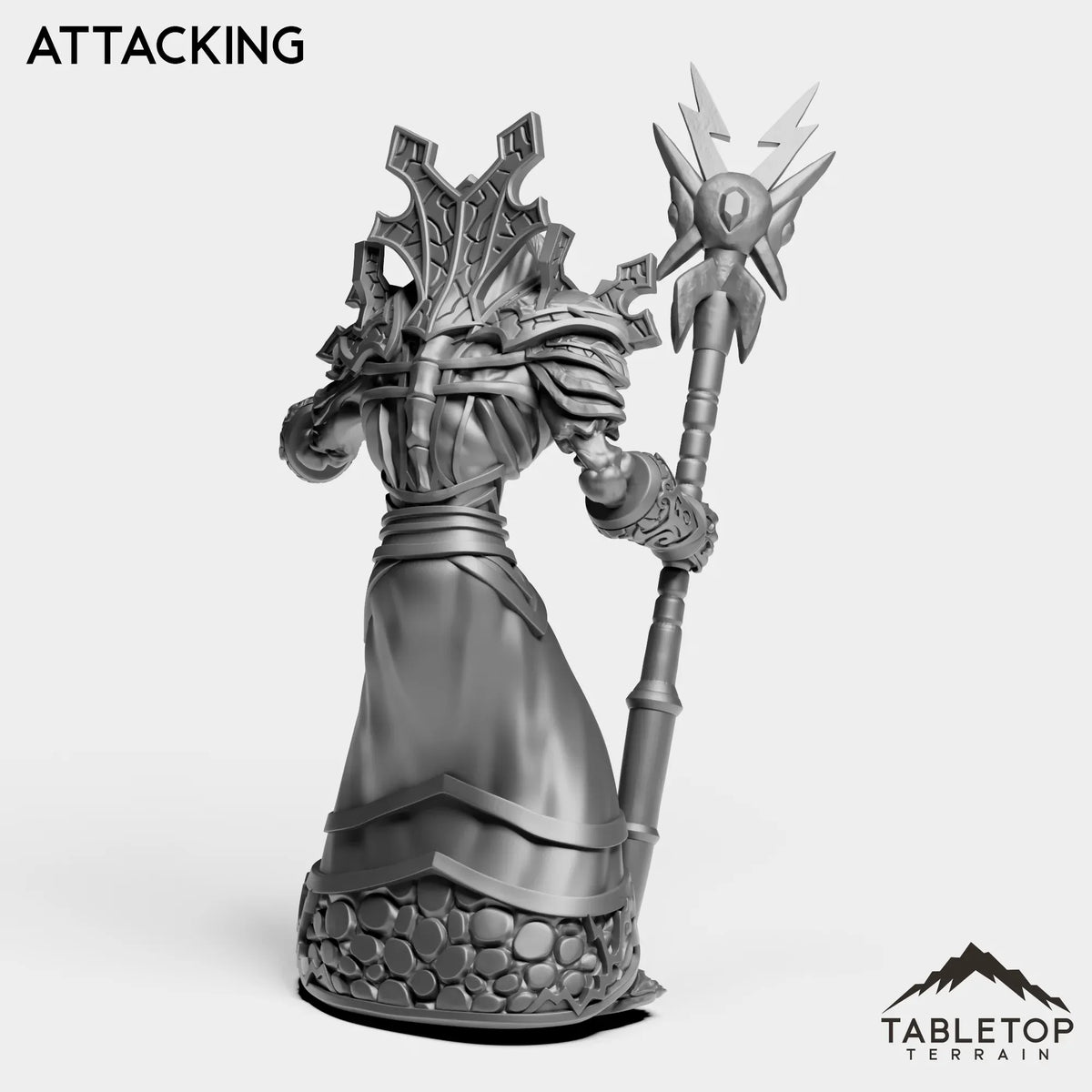Tabletop Terrain Miniature Undead Mage Tier 1