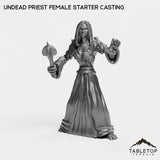 Tabletop Terrain Miniature Undead Priest Female Starter Casting Undead Starter Priest Female