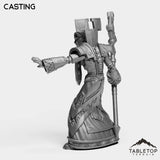 Tabletop Terrain Miniature Undead Priest Female Tier 1