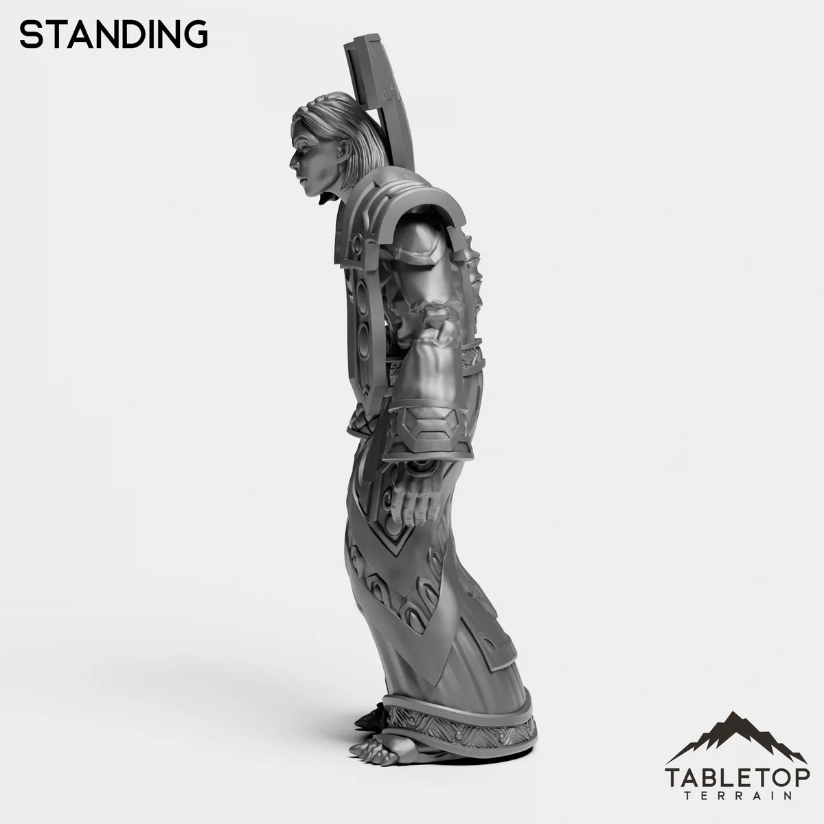 Tabletop Terrain Miniature Undead Priest Female Tier 1