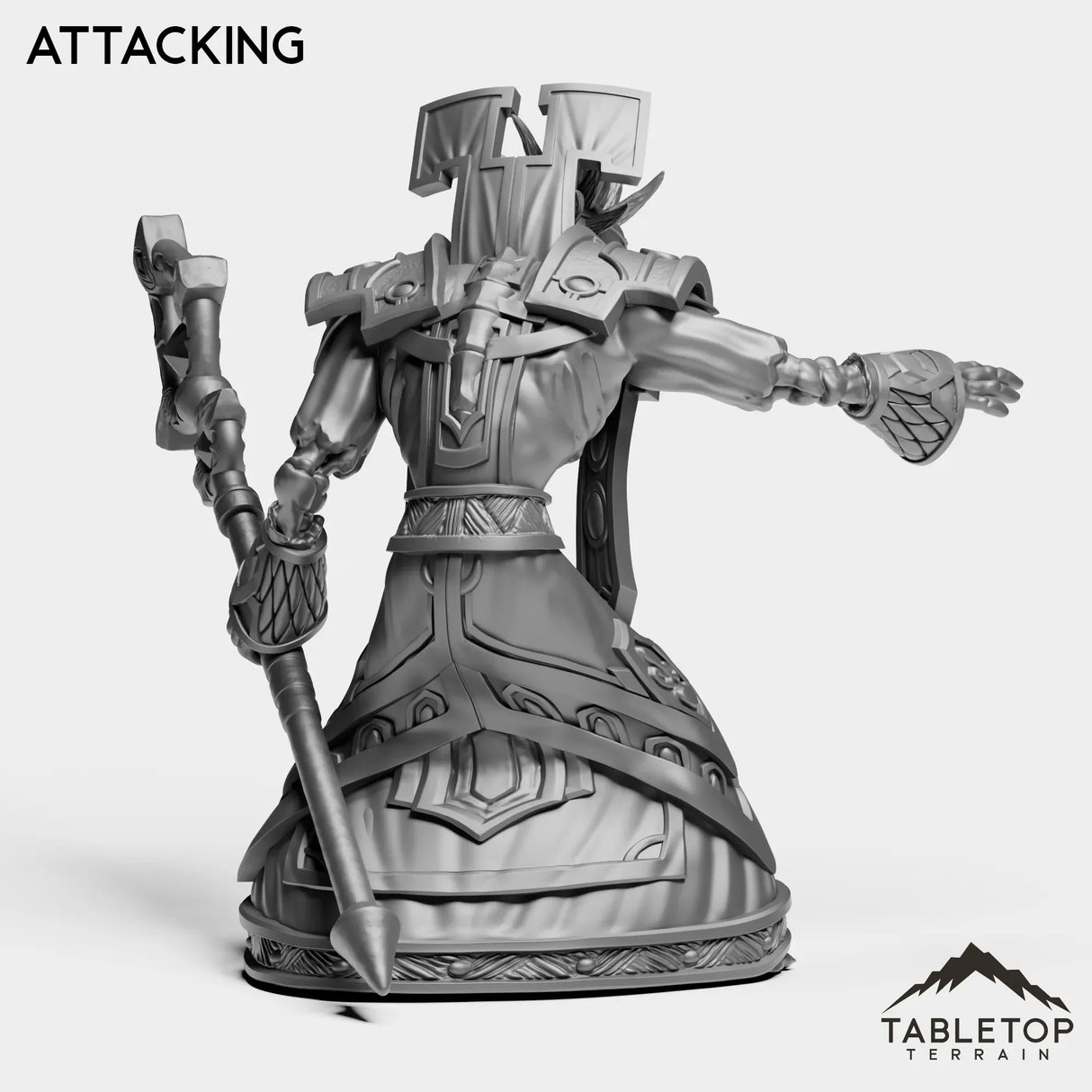 Tabletop Terrain Miniature Undead Priest Tier 1