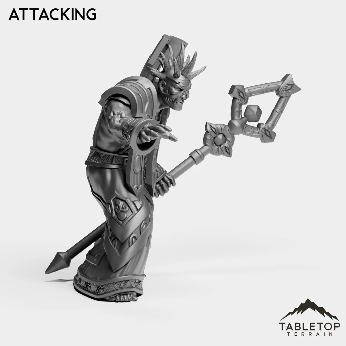 Tabletop Terrain Miniature Undead Priest Tier 1