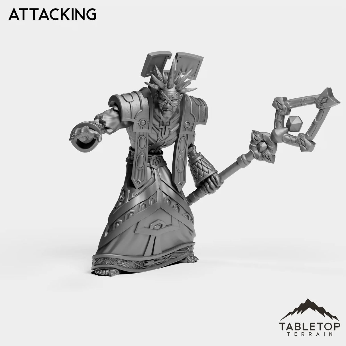 Tabletop Terrain Miniature Undead Priest Tier 1