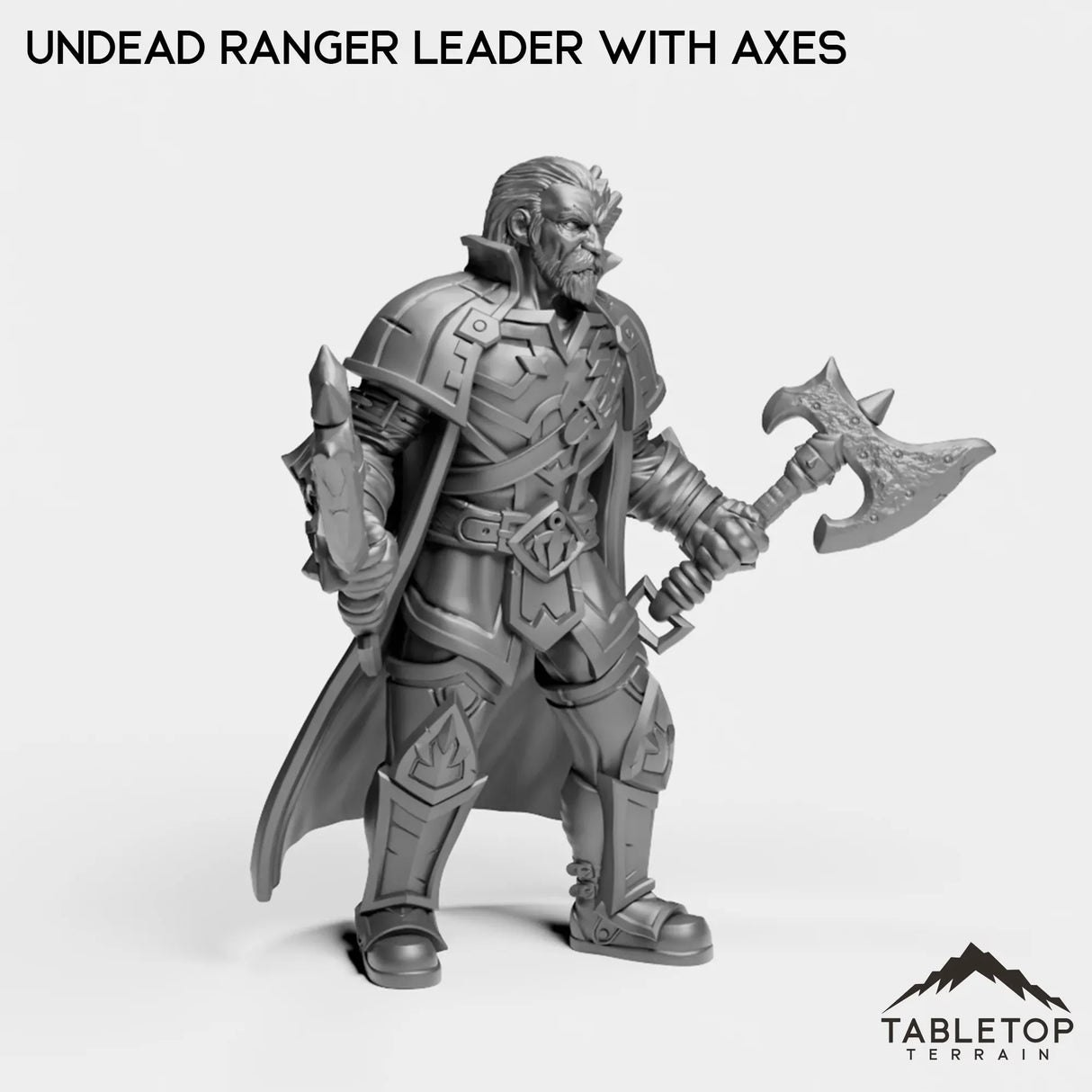 Tabletop Terrain Miniature Undead Ranger Leader