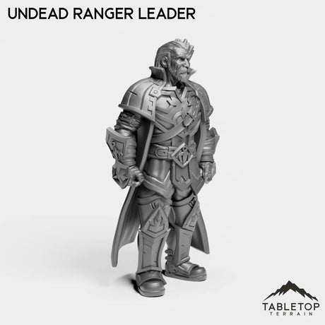 Tabletop Terrain Miniature Undead Ranger Leader