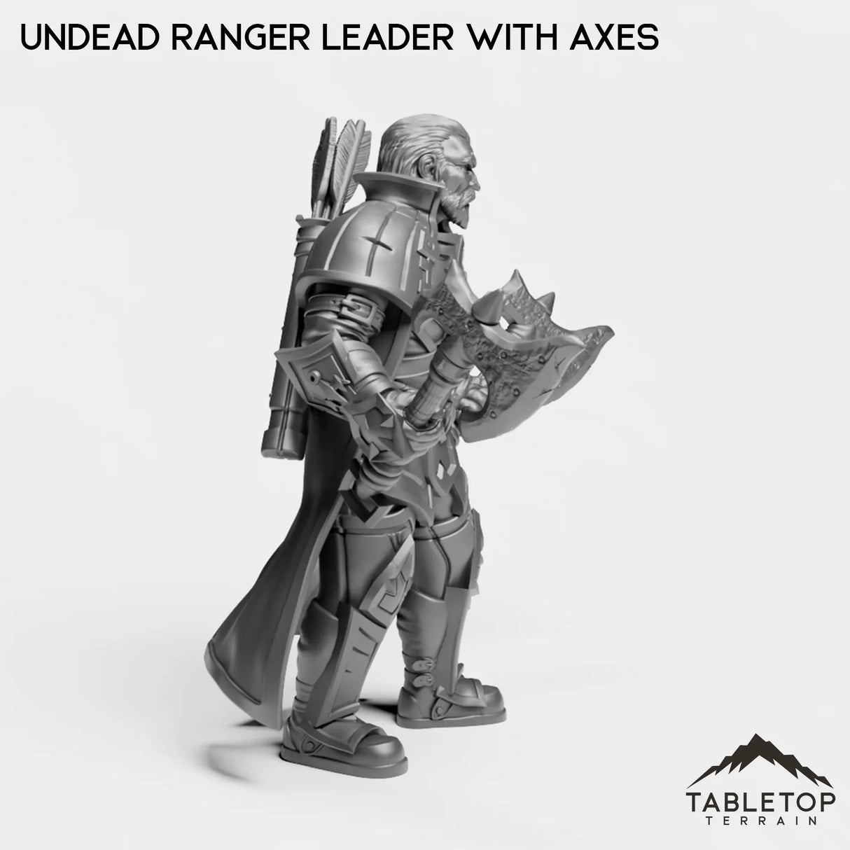 Tabletop Terrain Miniature Undead Ranger Leader