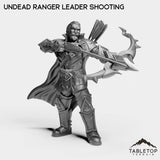 Tabletop Terrain Miniature Undead Ranger Leader Shooting Undead Ranger Leader