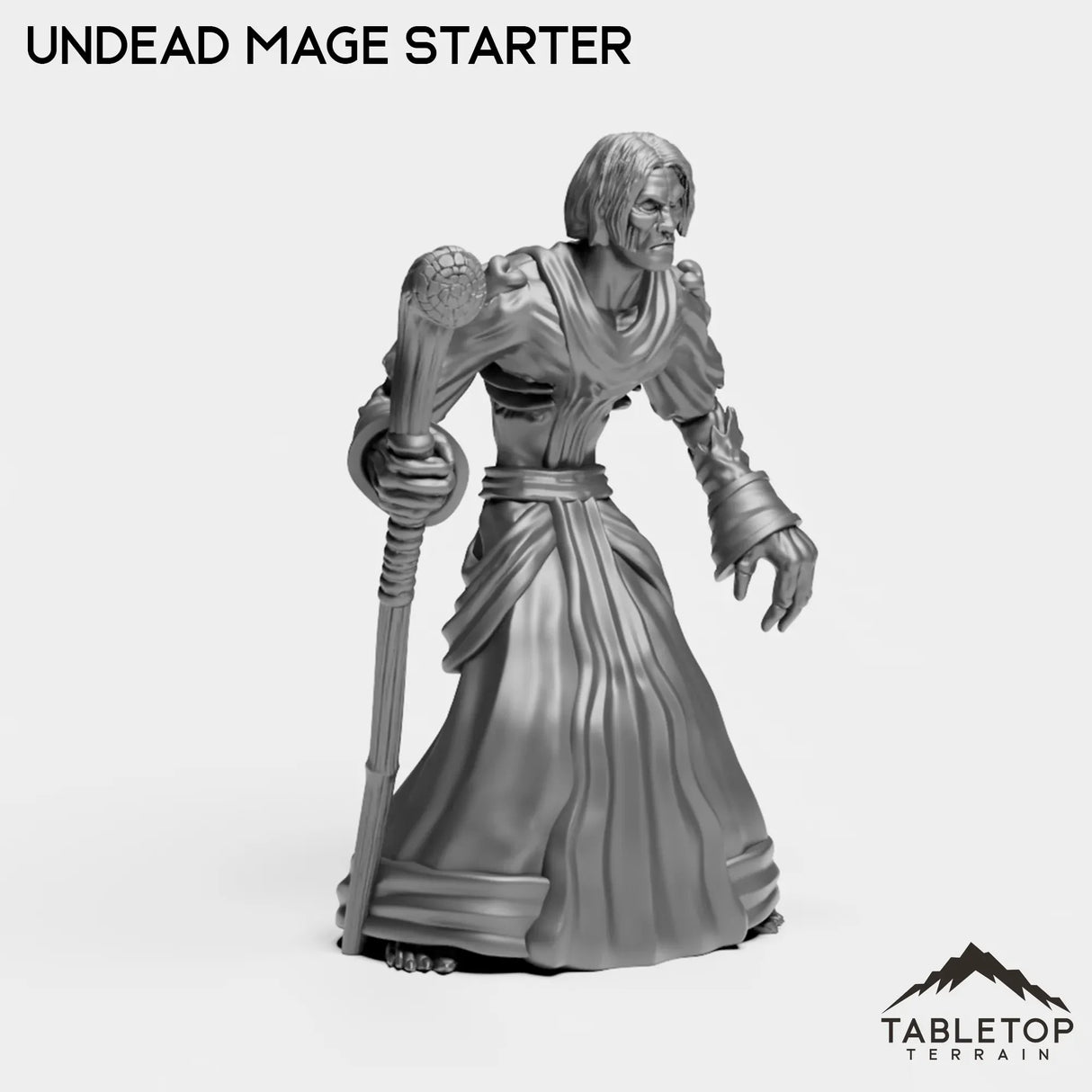 Tabletop Terrain Miniature Undead Starter Mage