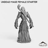 Tabletop Terrain Miniature Undead Starter Mage Female