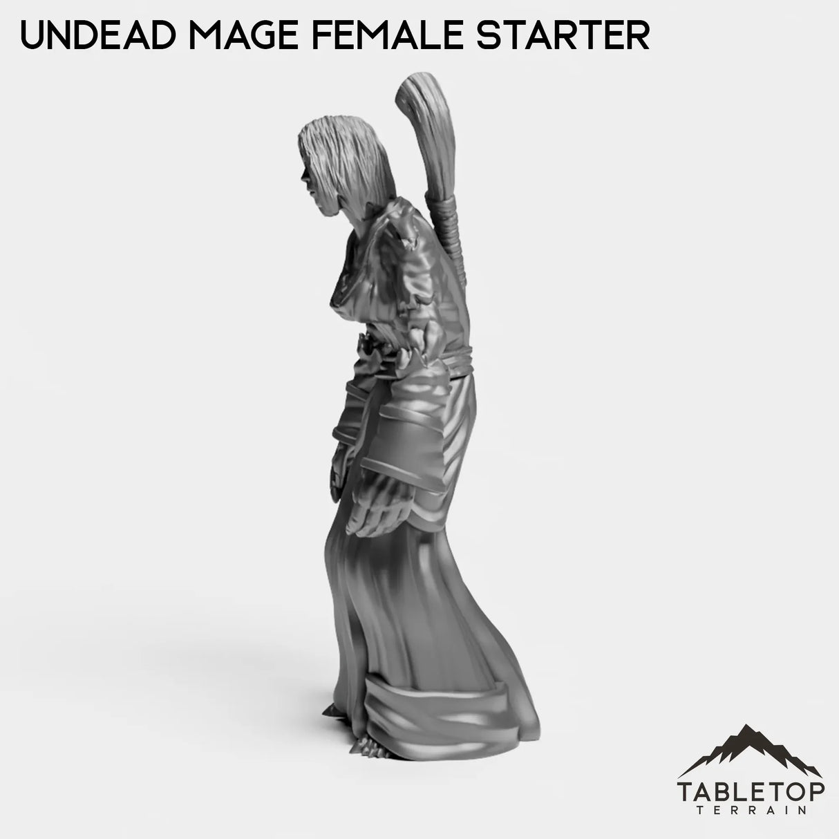Tabletop Terrain Miniature Undead Starter Mage Female