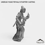 Tabletop Terrain Miniature Undead Starter Mage Female