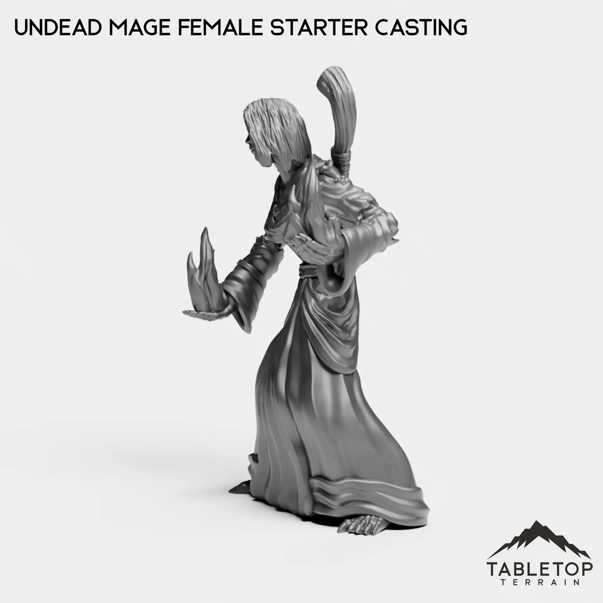Tabletop Terrain Miniature Undead Starter Mage Female