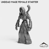 Tabletop Terrain Miniature Undead Starter Mage Female