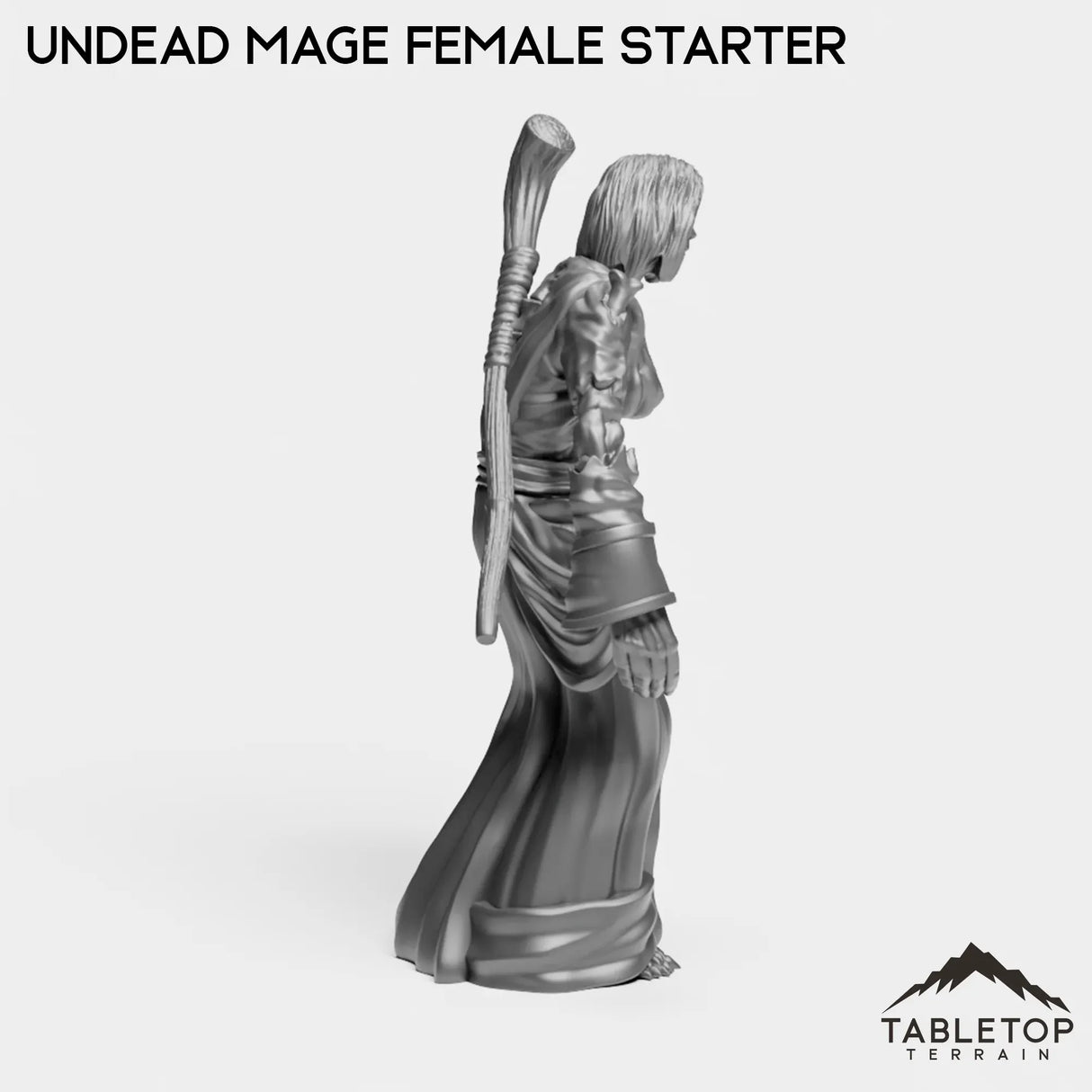 Tabletop Terrain Miniature Undead Starter Mage Female