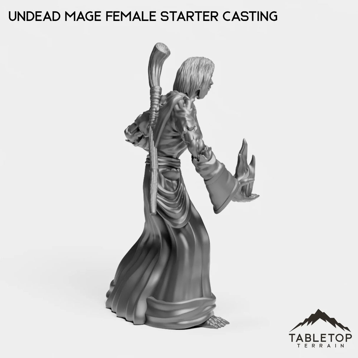 Tabletop Terrain Miniature Undead Starter Mage Female