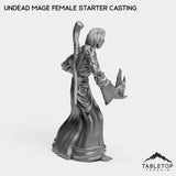 Tabletop Terrain Miniature Undead Starter Mage Female