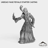 Tabletop Terrain Miniature Undead Starter Mage Female