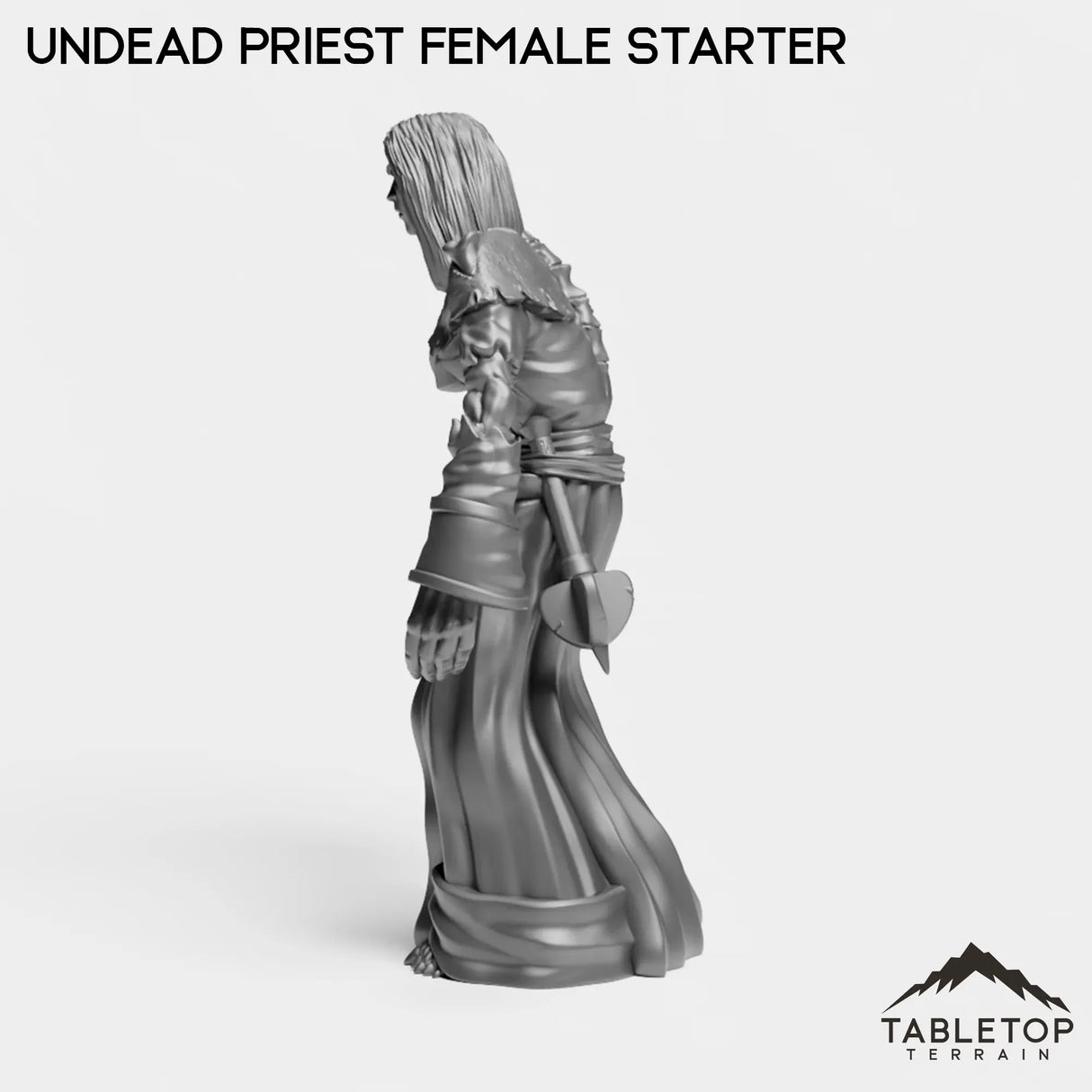 Tabletop Terrain Miniature Undead Starter Priest Female