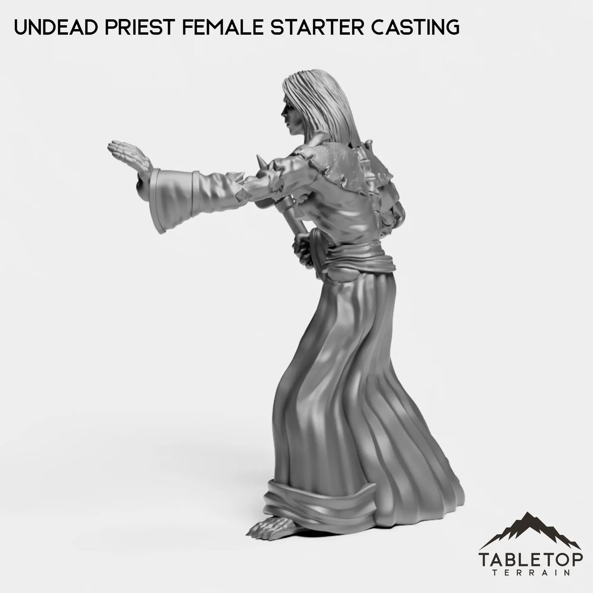 Tabletop Terrain Miniature Undead Starter Priest Female