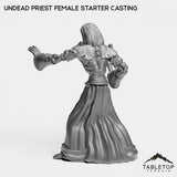 Tabletop Terrain Miniature Undead Starter Priest Female