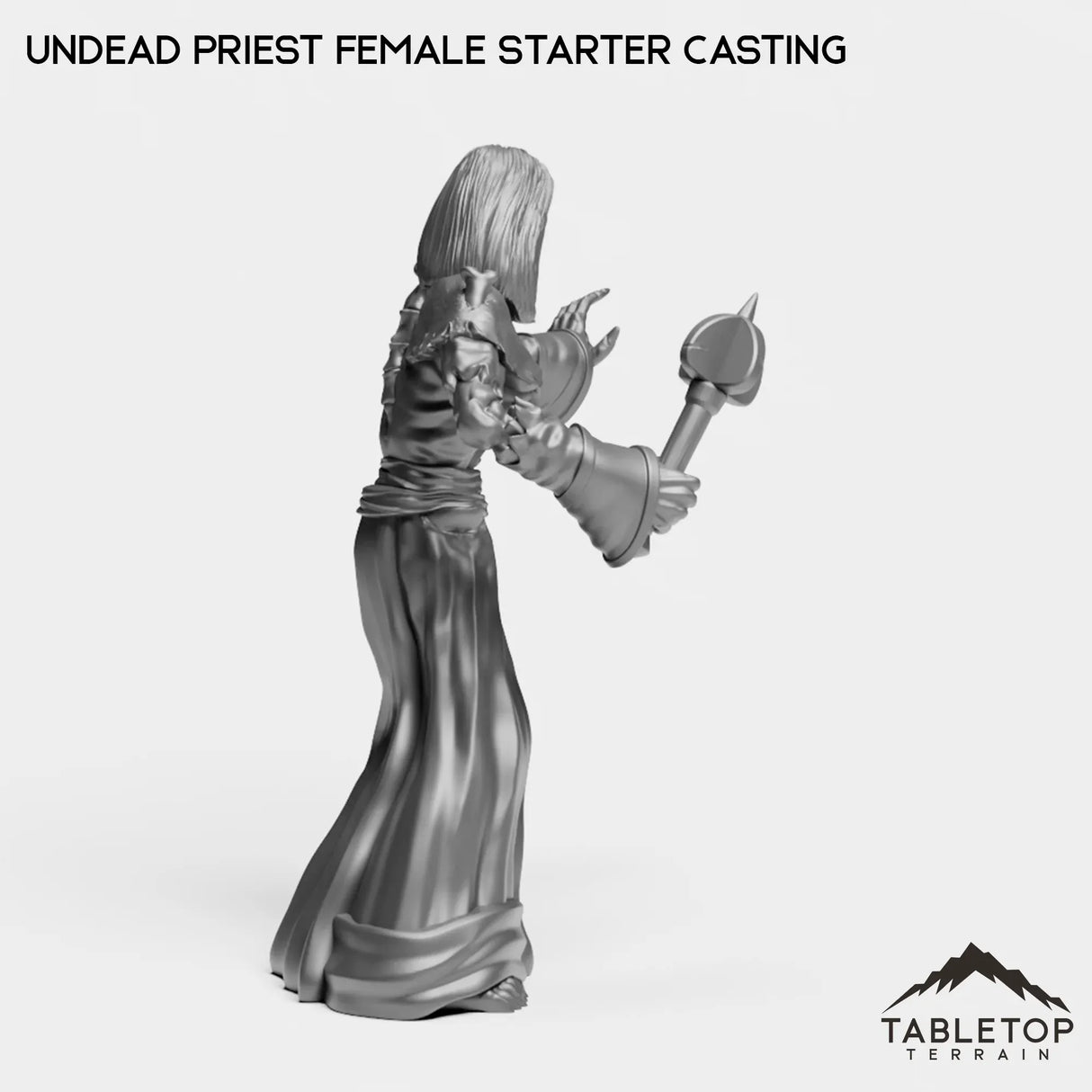 Tabletop Terrain Miniature Undead Starter Priest Female