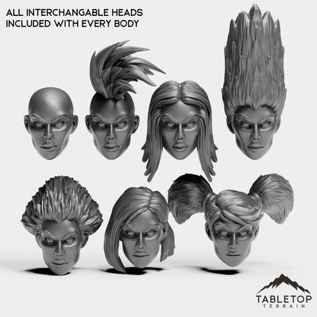 Tabletop Terrain Miniature Undead Starters Female