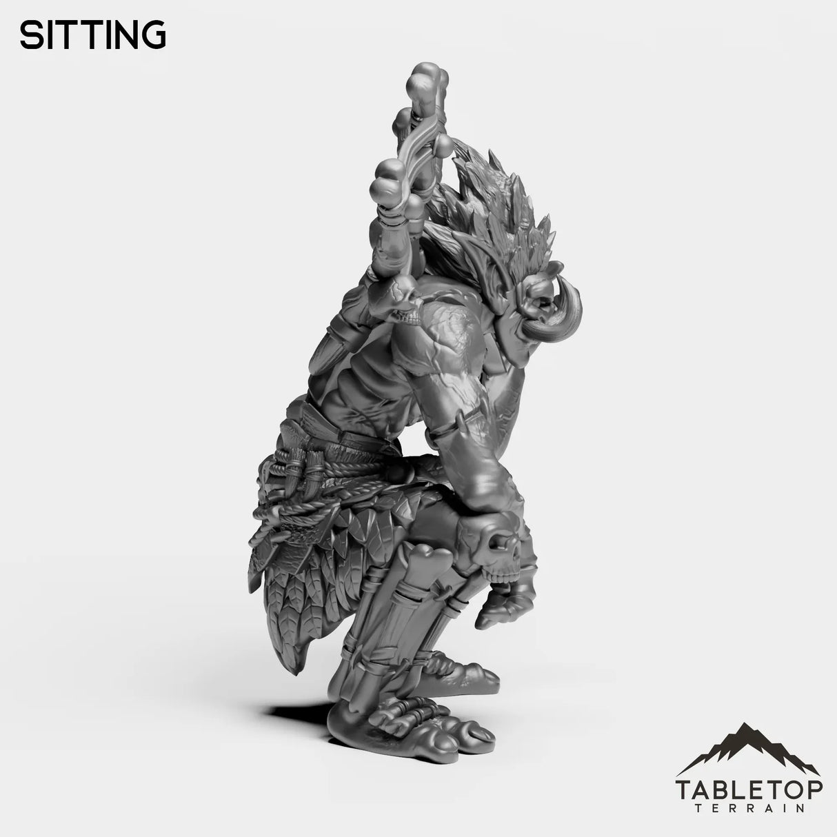Tabletop Terrain Miniature Undead Troll