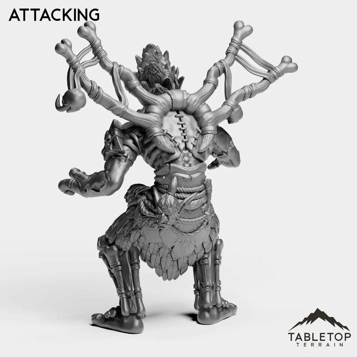 Tabletop Terrain Miniature Undead Troll
