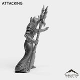 Tabletop Terrain Miniature Undead Warlock Female Tier 1