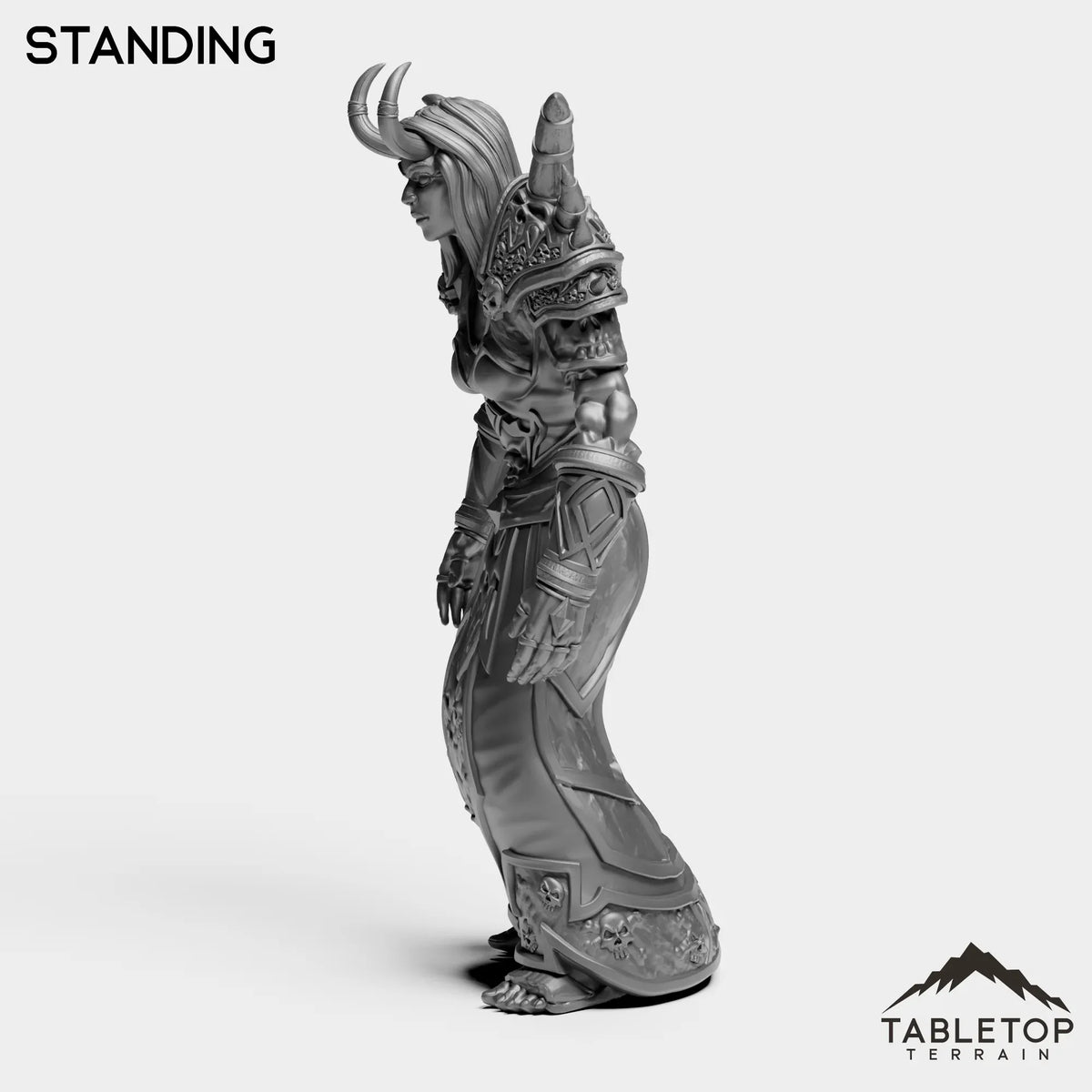 Tabletop Terrain Miniature Undead Warlock Female Tier 1