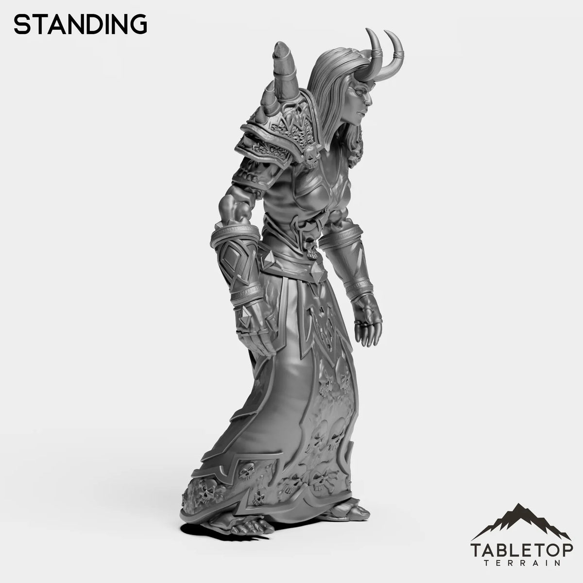 Tabletop Terrain Miniature Undead Warlock Female Tier 1